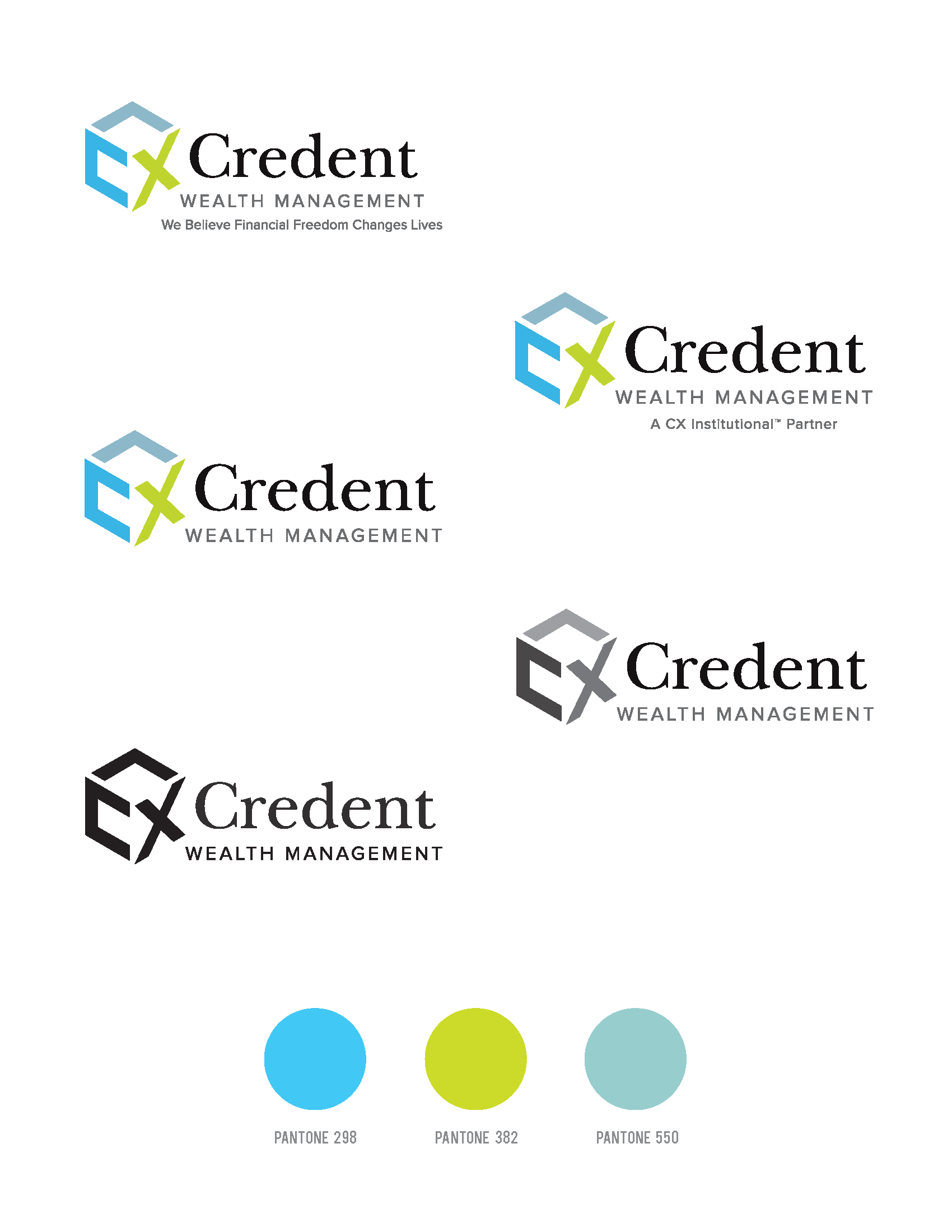Credent Wealth Management Logo and Icon Design Submission