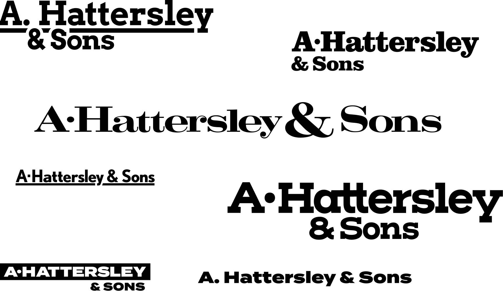 Hattersley Logo Draft Designs