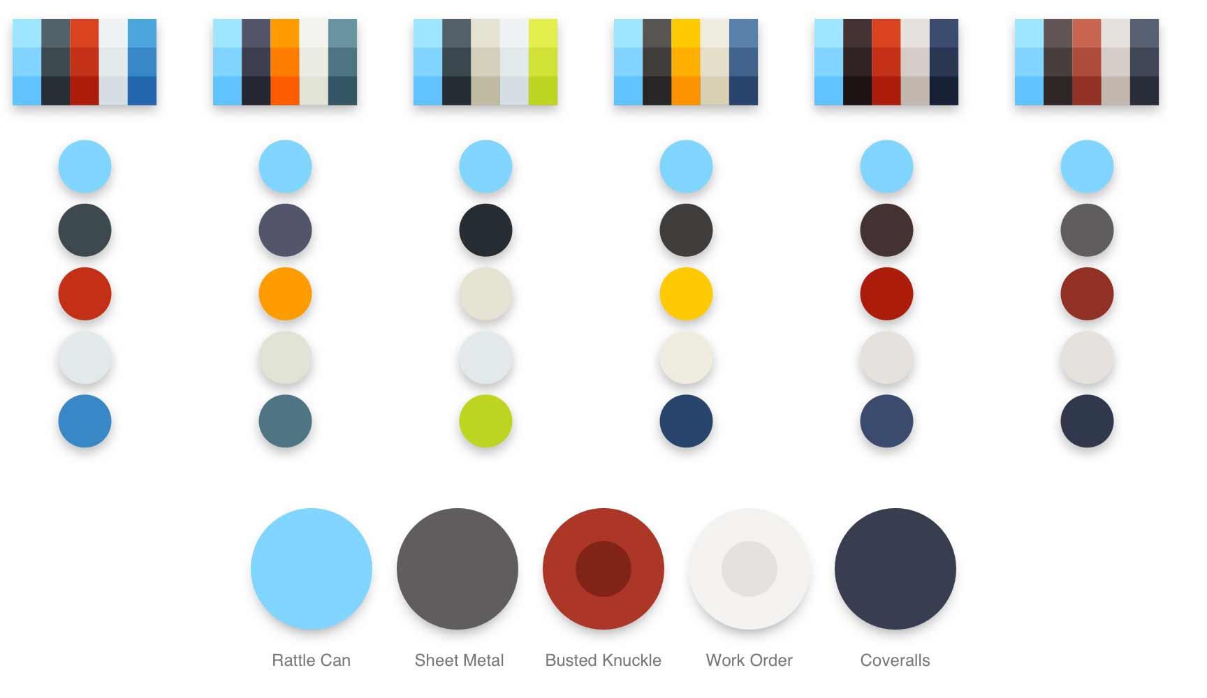 Color Palette options