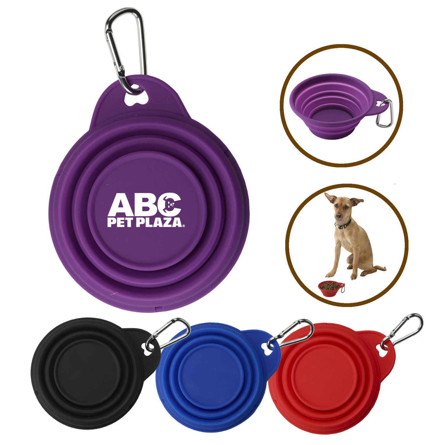 Collapsible Pet Food Bowls