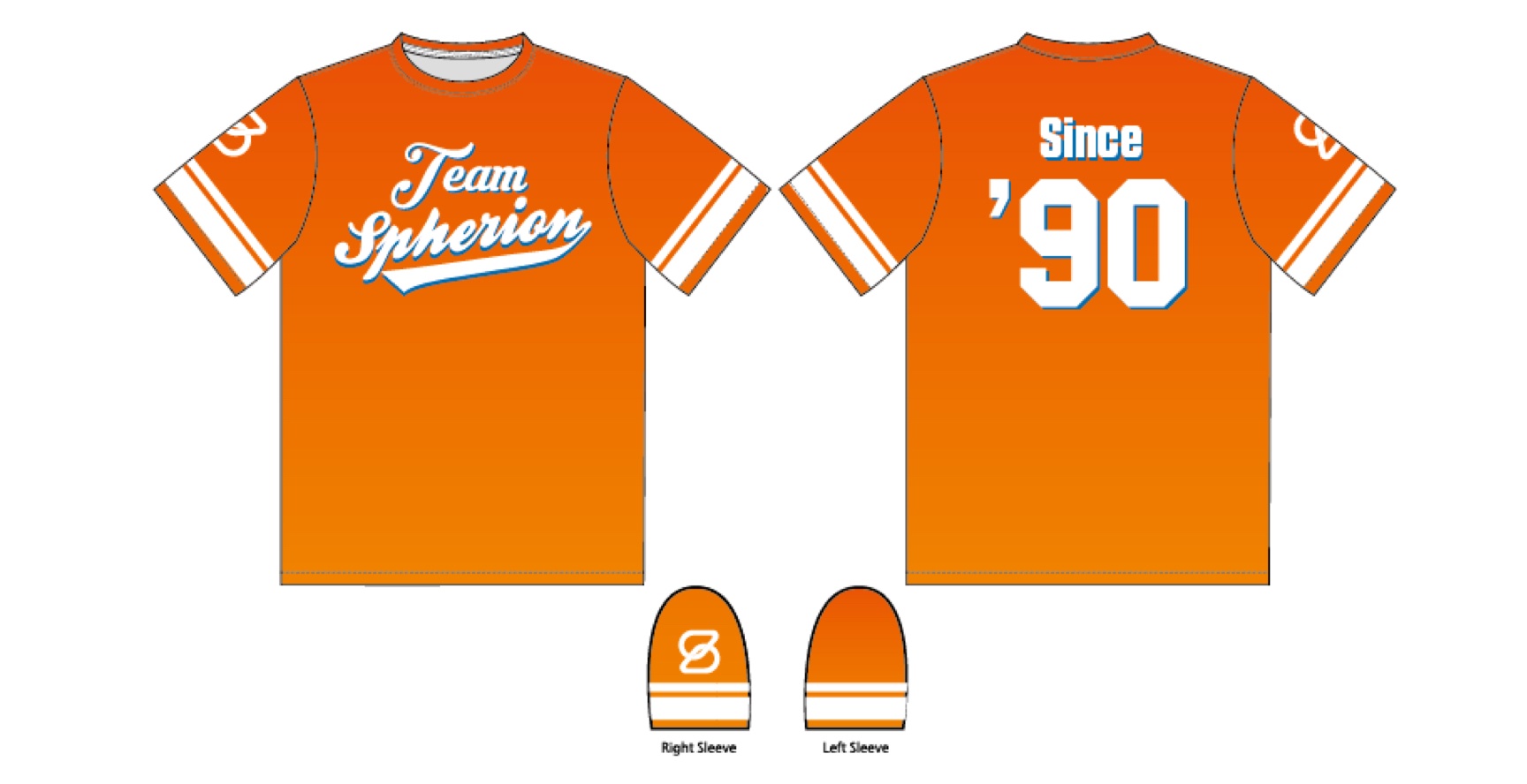 Team Spherion full sublimation shirt mockups