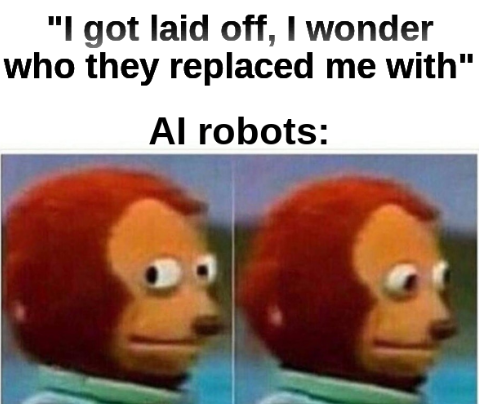 laid off robots