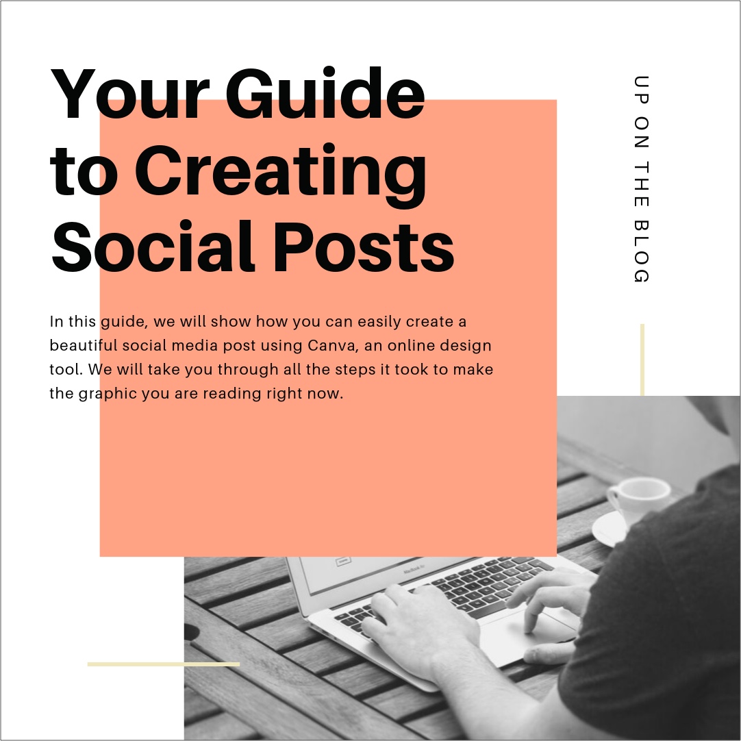 Guide to Creating Social Posts Graphic