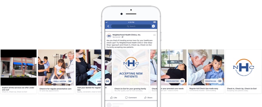 Healthcare Facebook Posts On Mobile