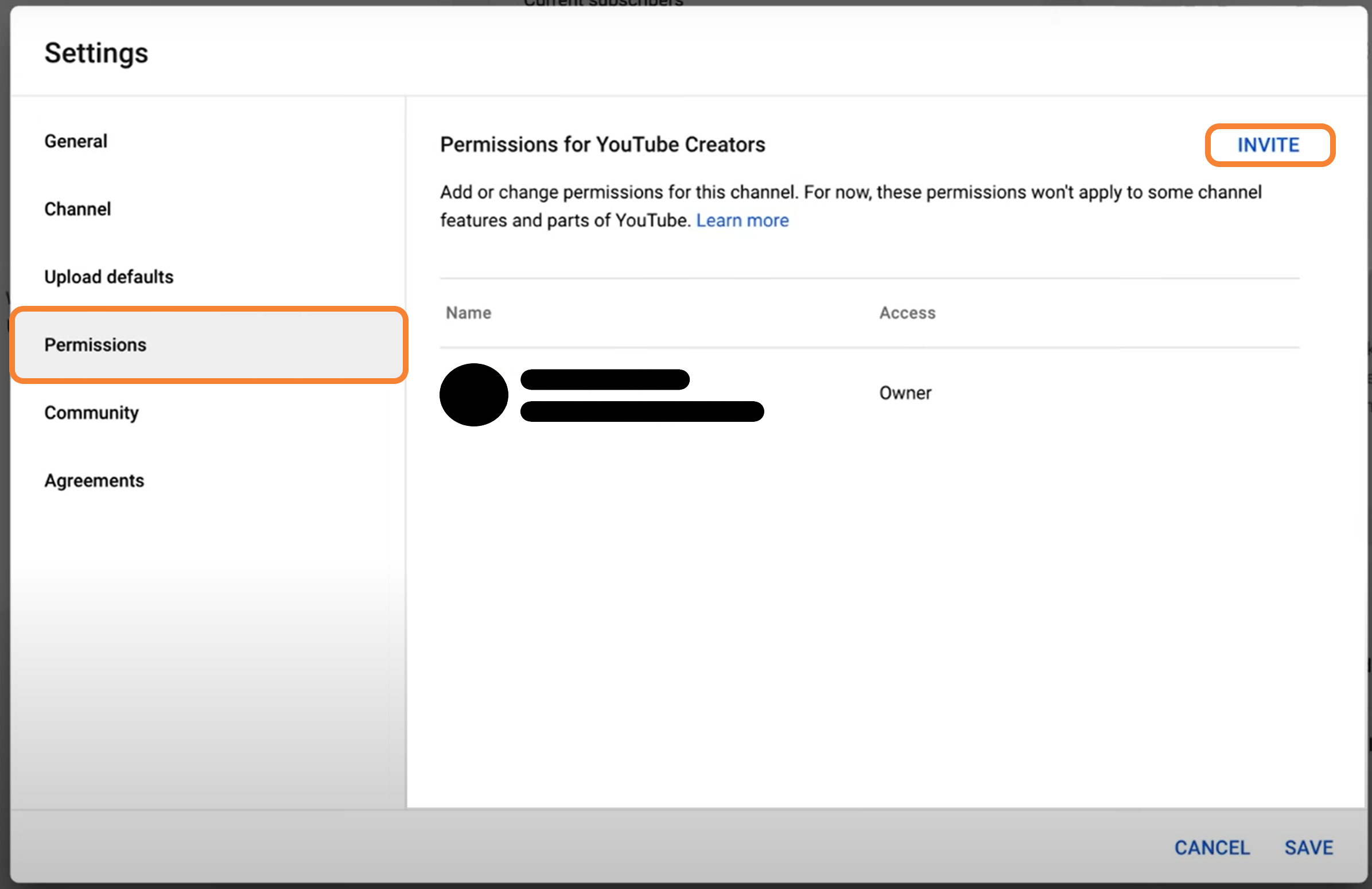 YouTube Setting Add Manager