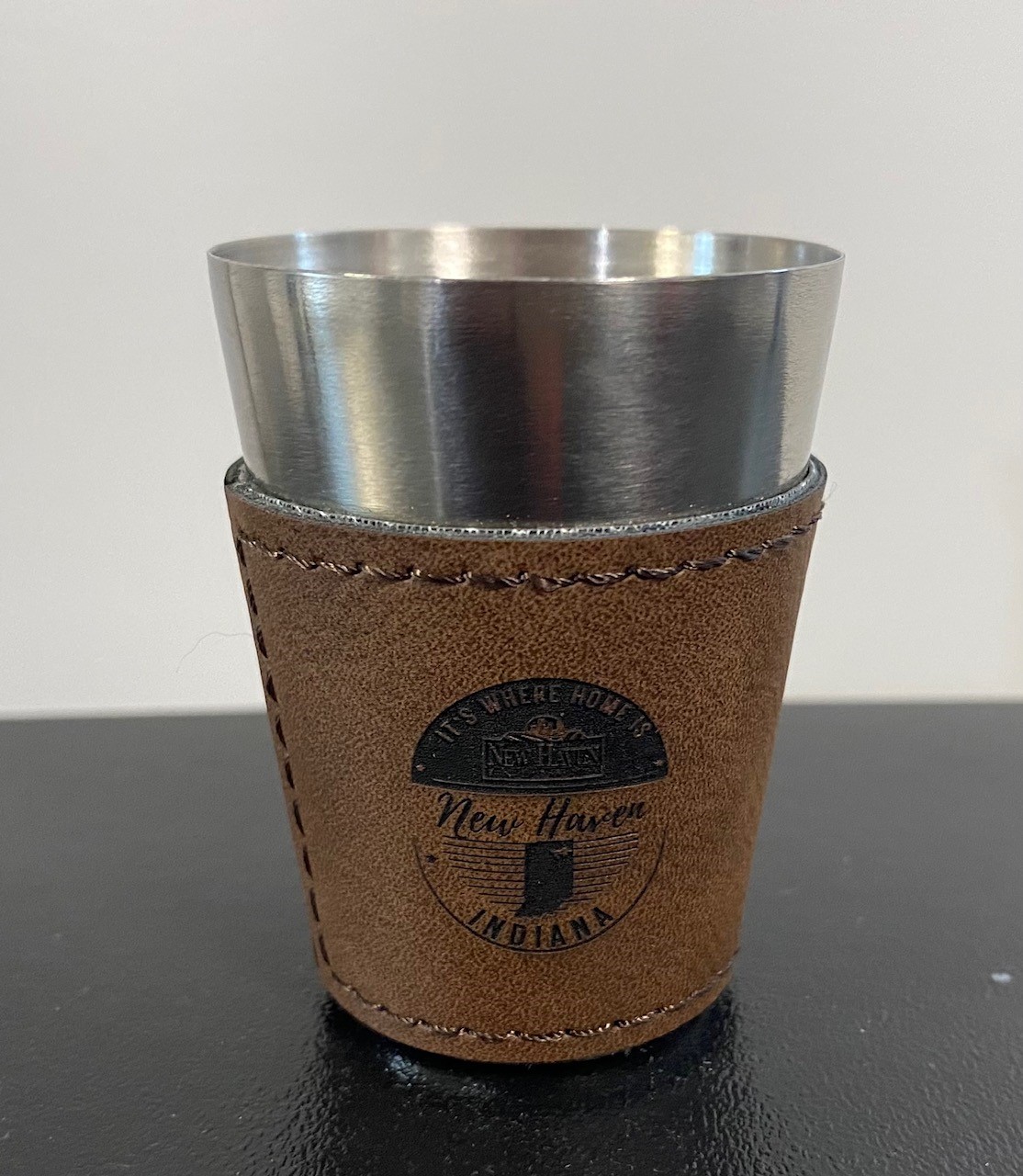 Bamboo Etched Shot Glass