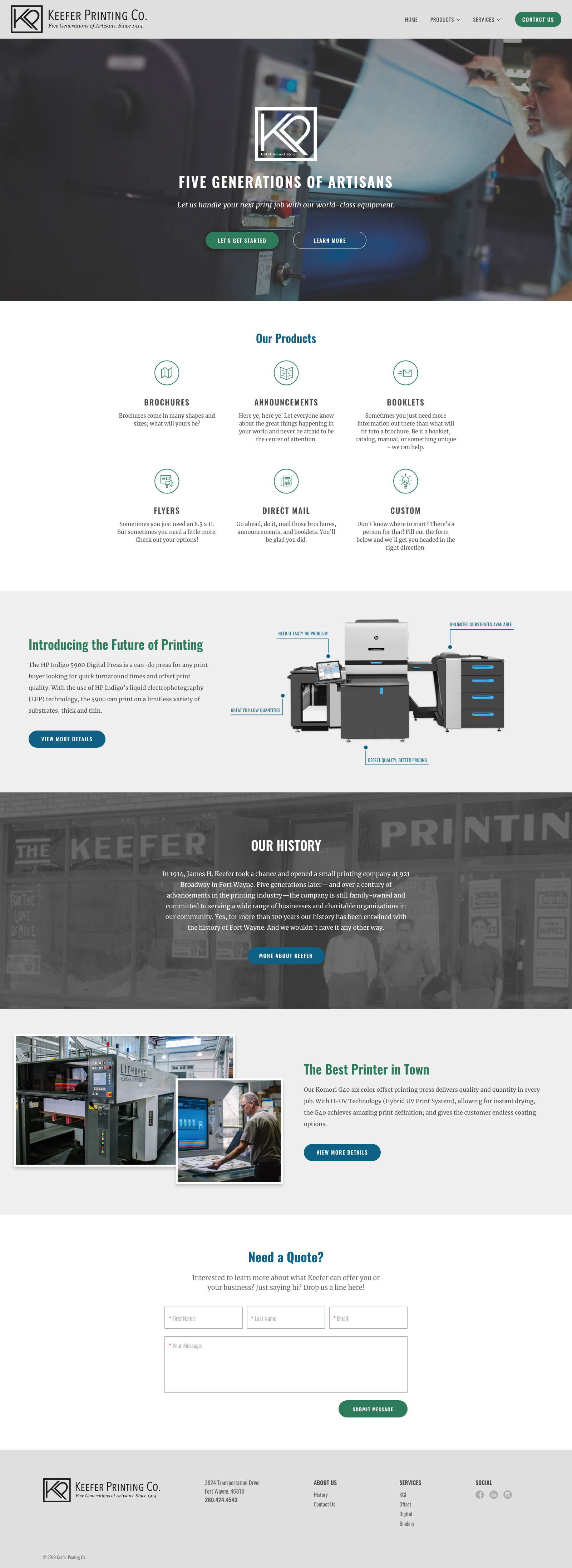 Keefer Printing Keefer Printing