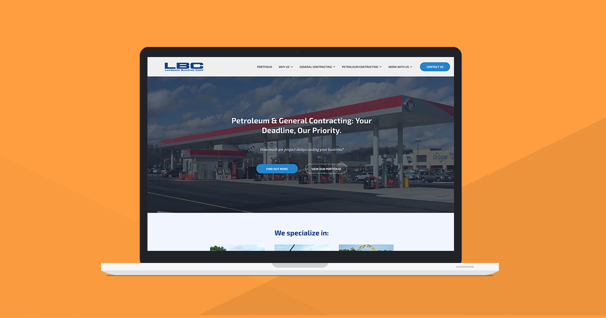 Lawrence Builders Corp Homepage