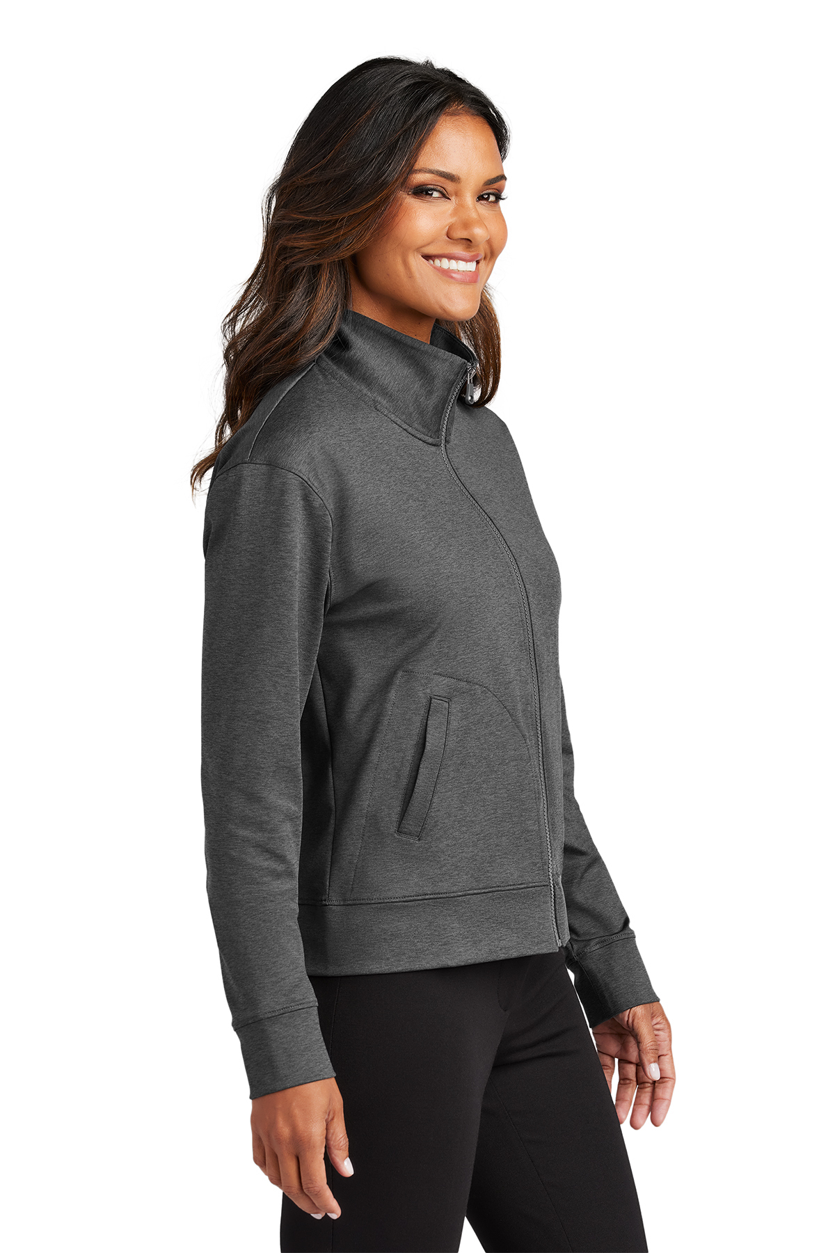 Port Authority® Ladies C-FREE® Double Knit Full-Zip