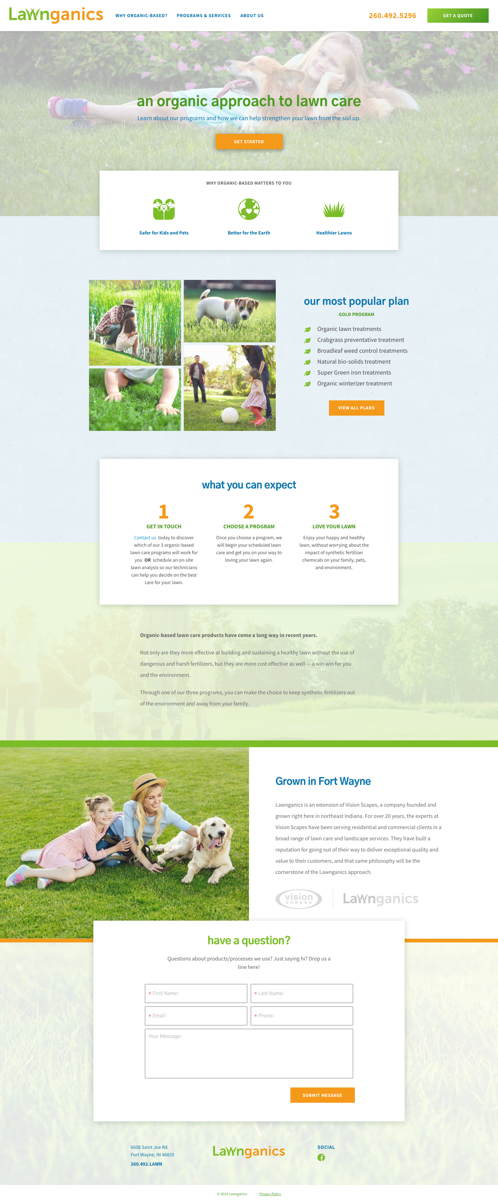Lawnganics - Web Design Lawnganics - Web Design