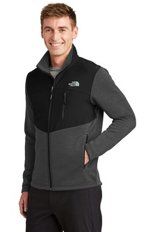 Men's Black and Grey Northface Jacket