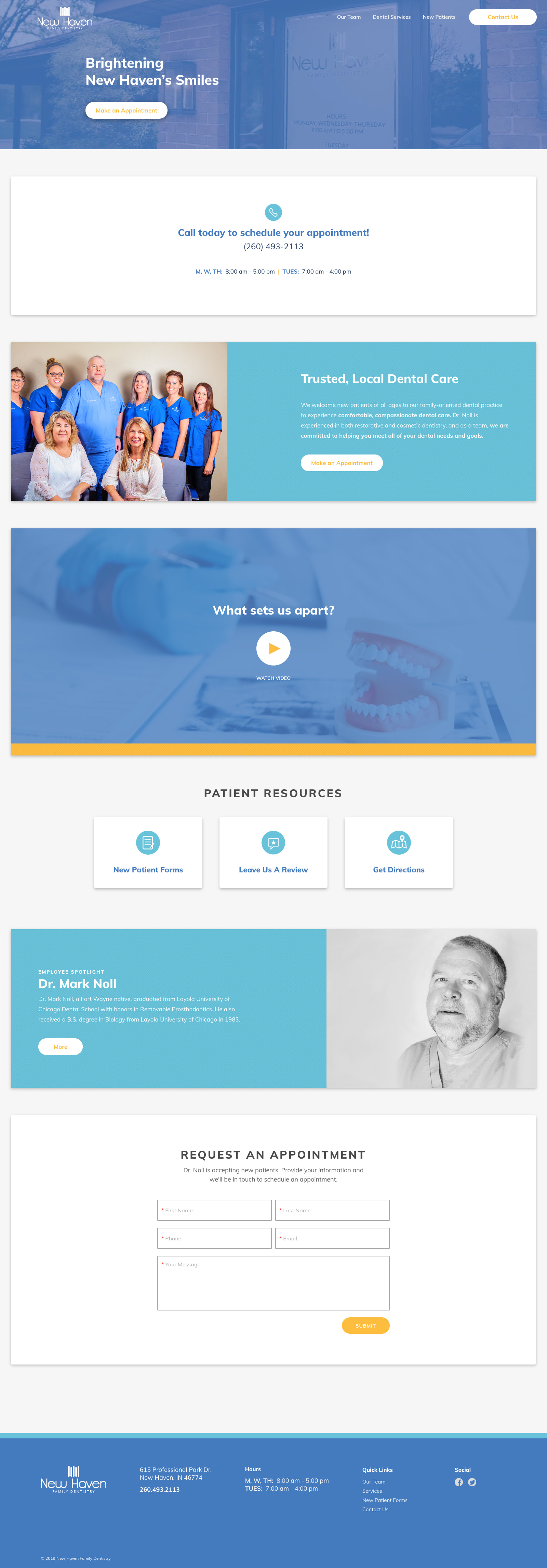 New Haven Family Dentistry - Web Design New Haven Family Dentistry - Web Design