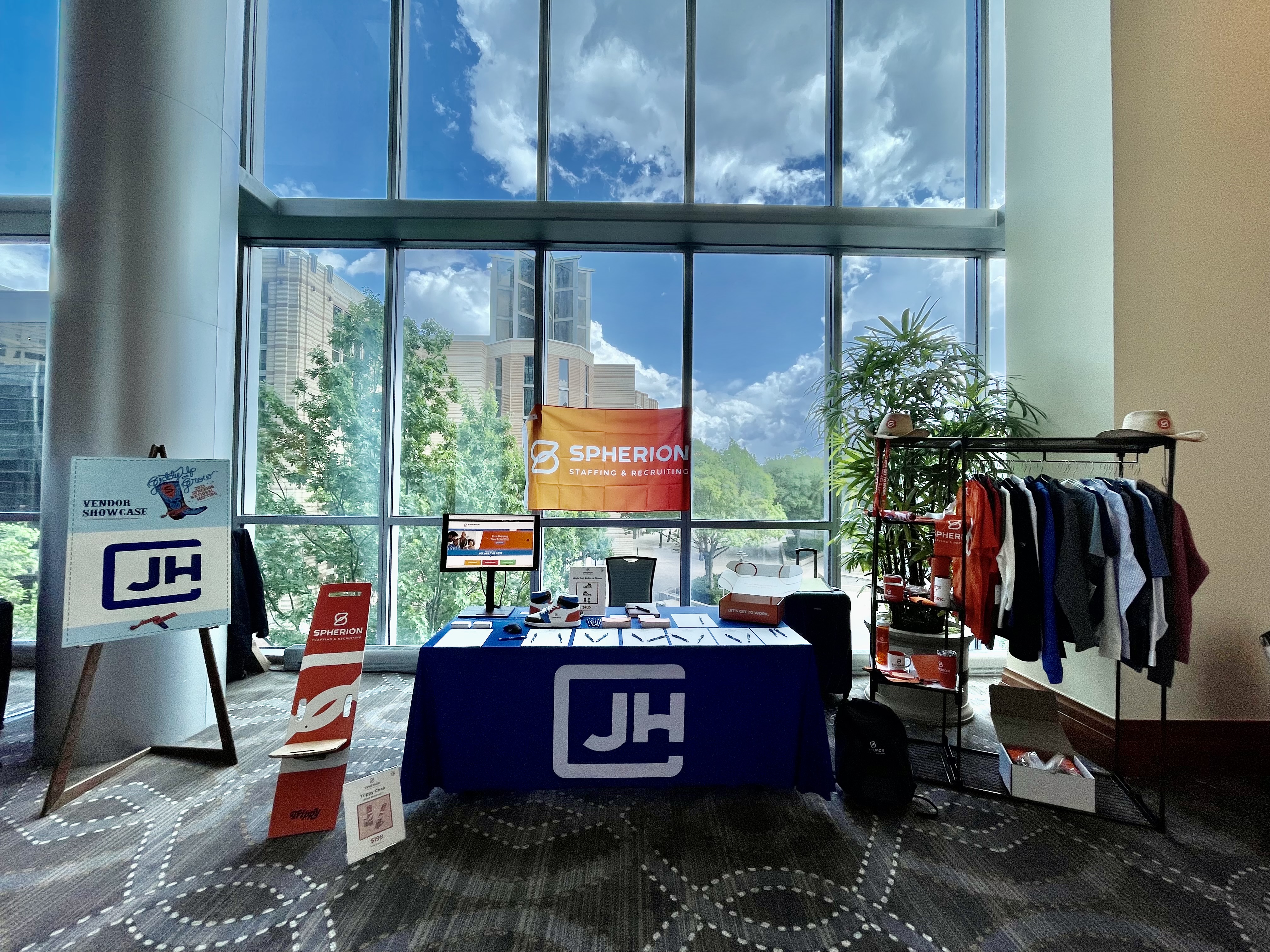 JH Promo Booth at the 2023 Spherion National Meeting