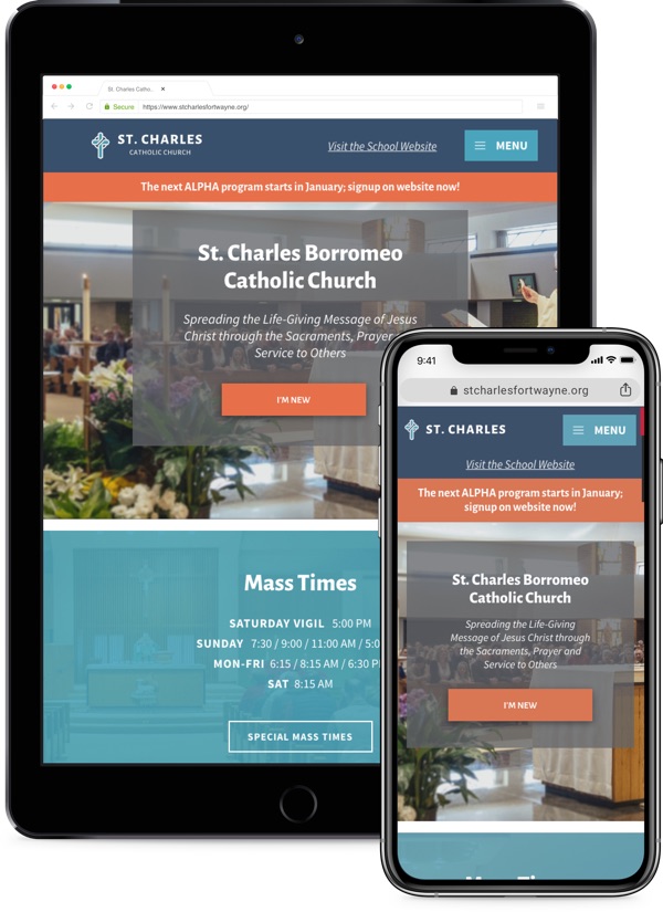 St. Charles Catholic Church - Responsive St. Charles Catholic Church - Responsive