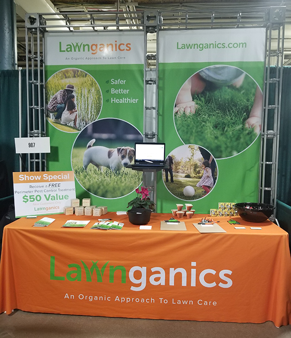 Lawnganics Home & Garden Show Booth