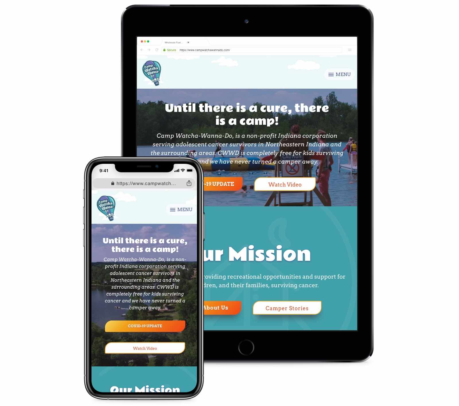 Camp Watcha Wanna Do - Responsive Mobile Device Compatibility Camp Watcha Wanna Do - Responsive Mobile Device Compatibility