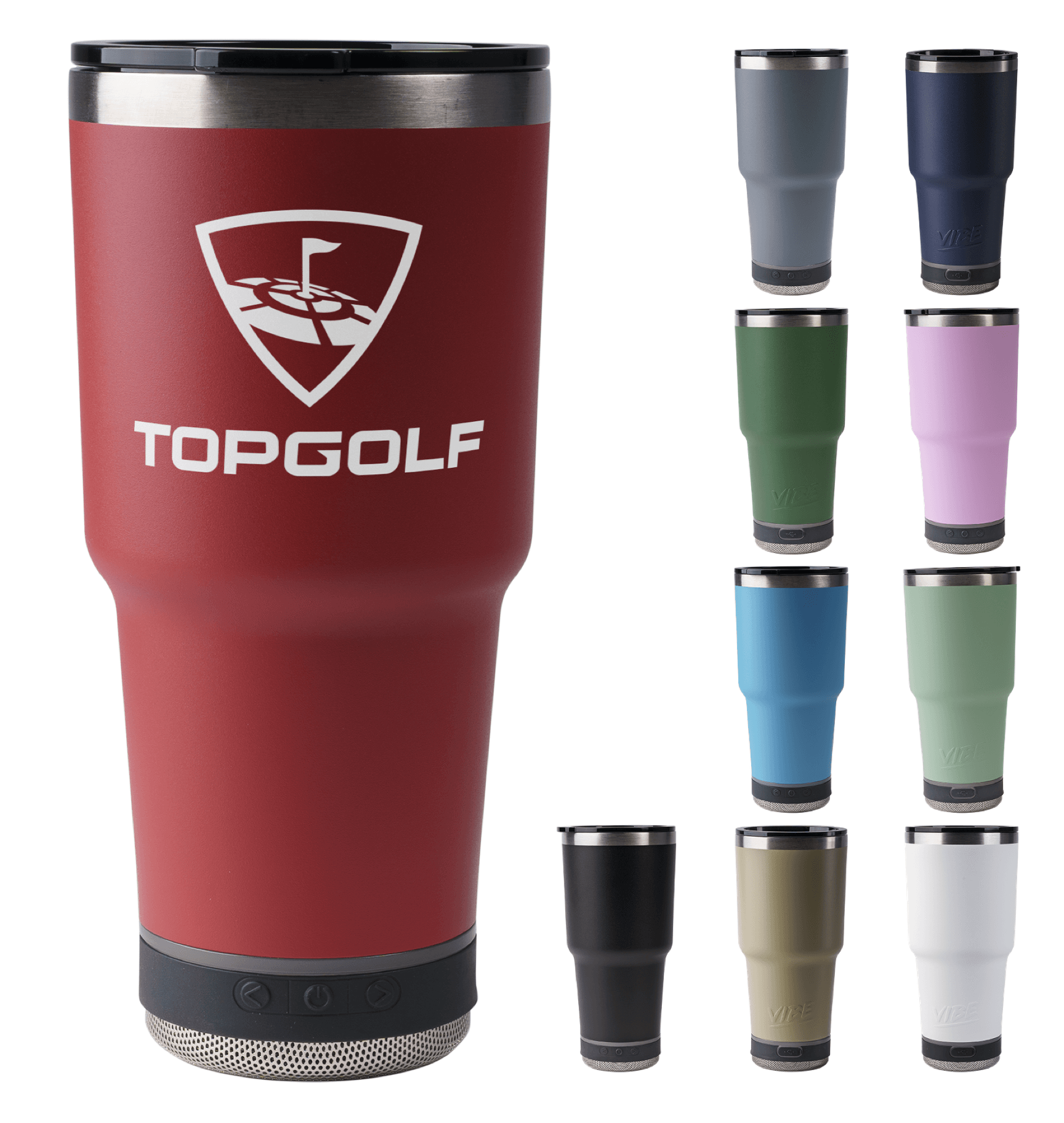 Vibe 28 Oz Tumbler W/ Bluetooth® Speaker
