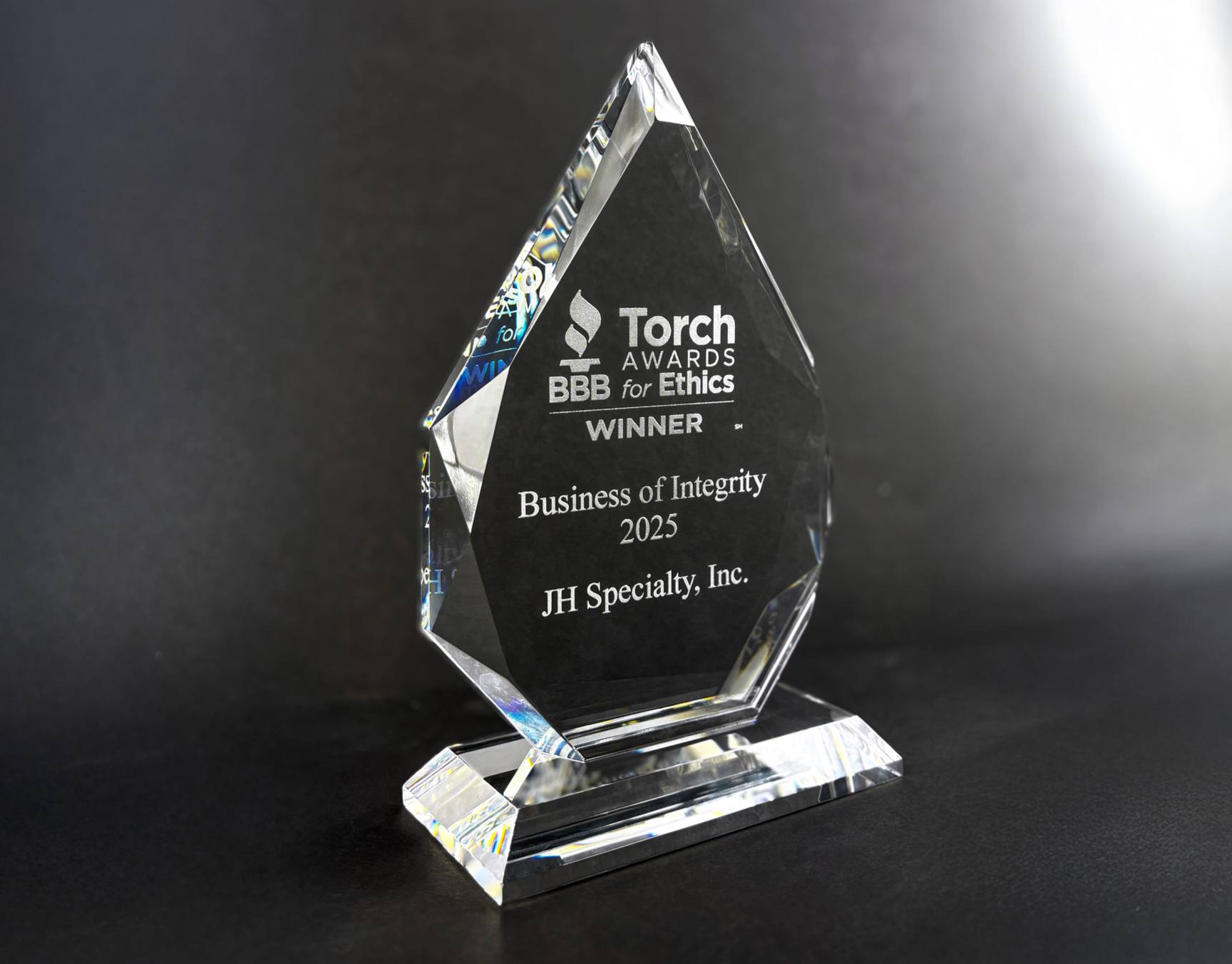 BBB Torch Awards for Ethics Winner award