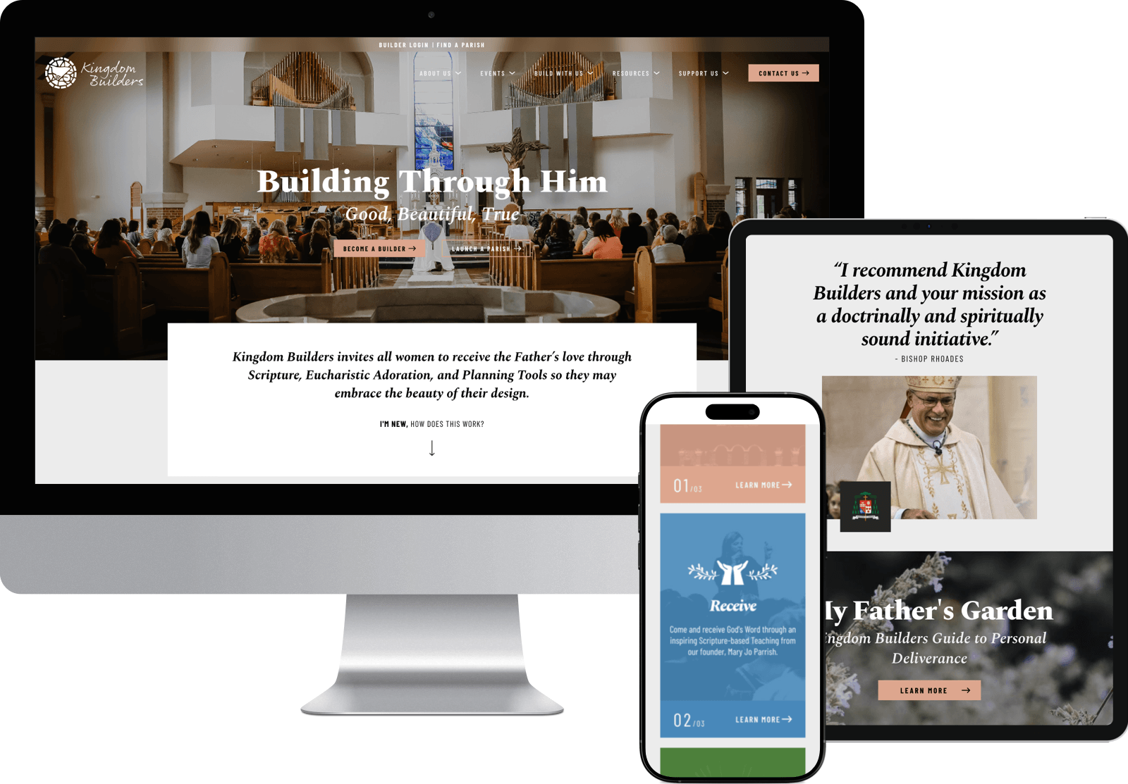 Kingdom Builders - Web Design