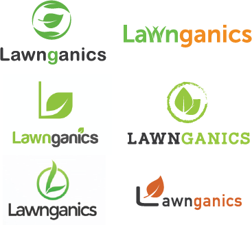 Lawnganics Logo Options