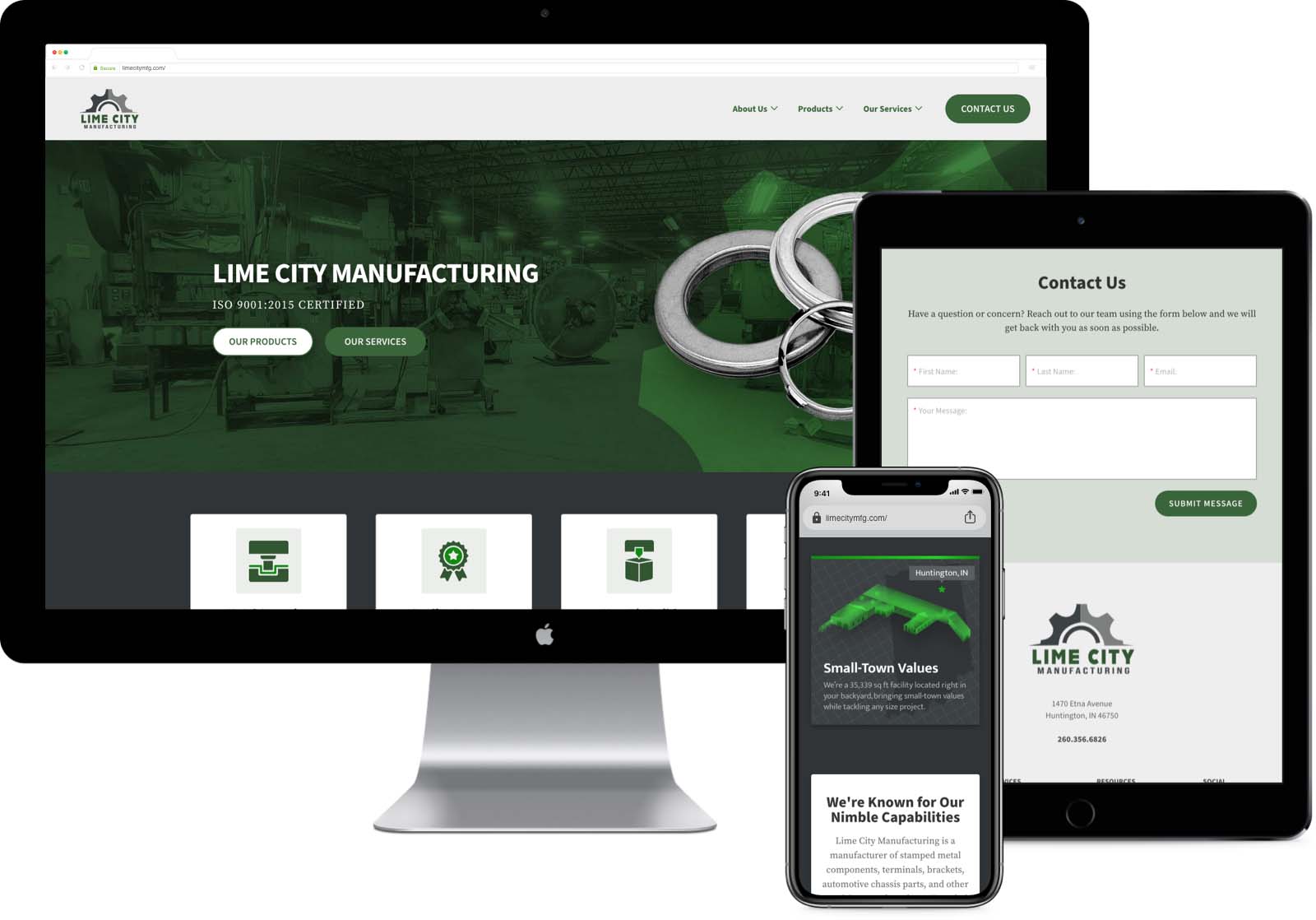 Lime City Manufacturing - Website Lime City Manufacturing - Website