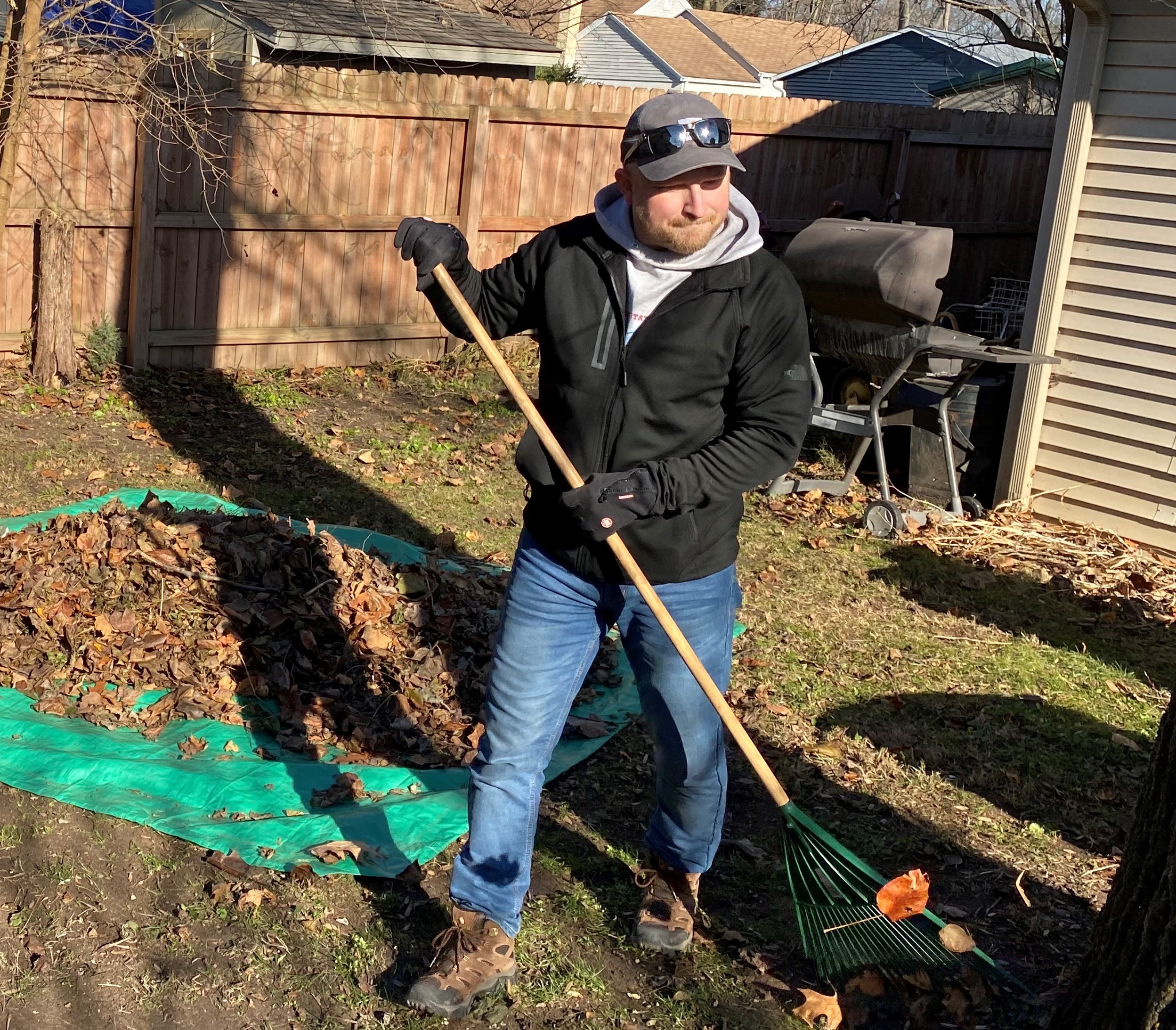 Lucas volunteering for NeighborLink