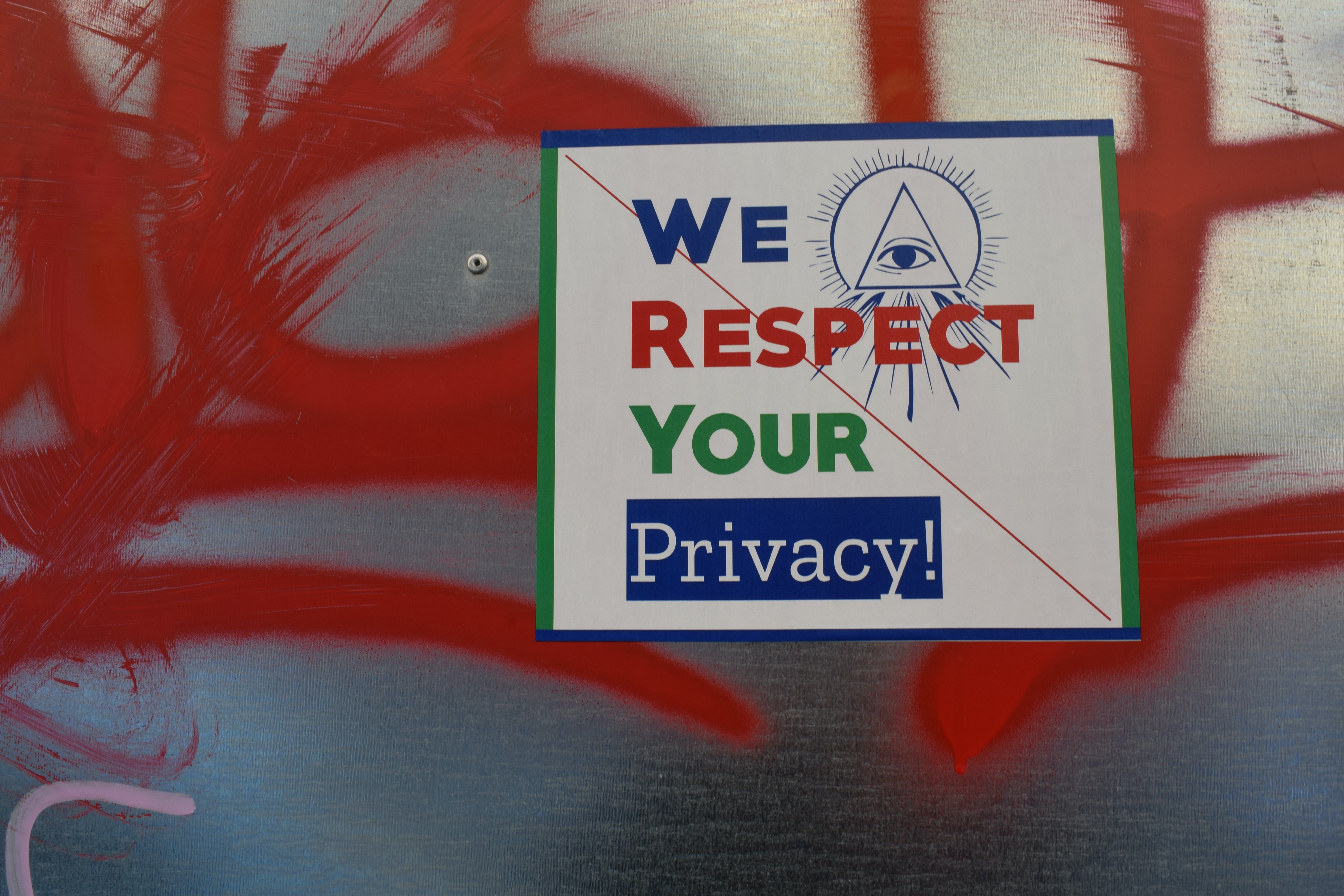 We Respect Your Privacy' Poster 