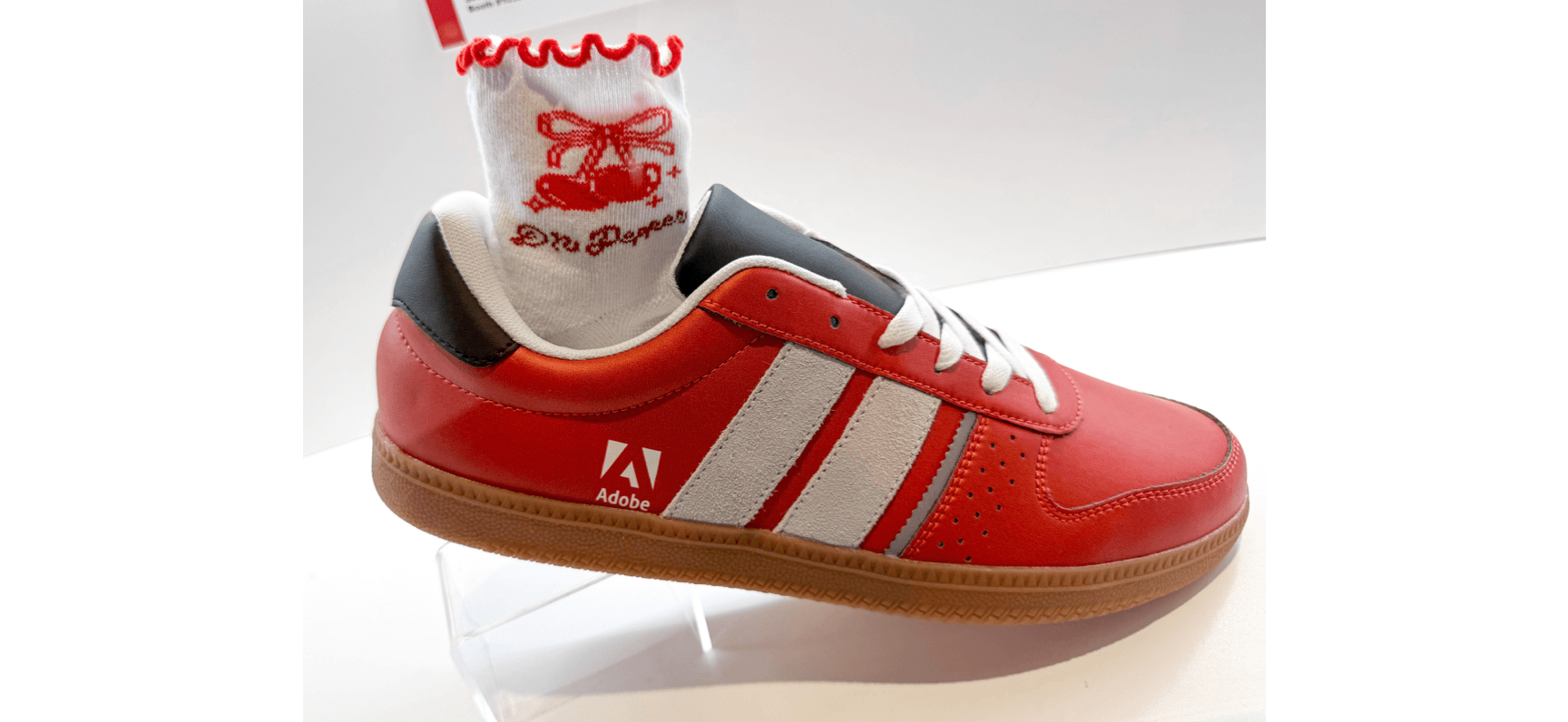 Custom socks and sneakers at ASI Chicago