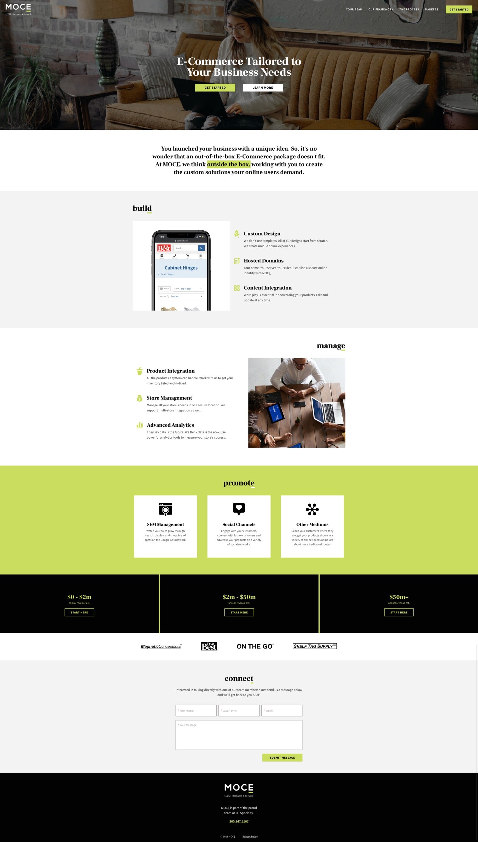 MOCE - Responsive Web Design and Development