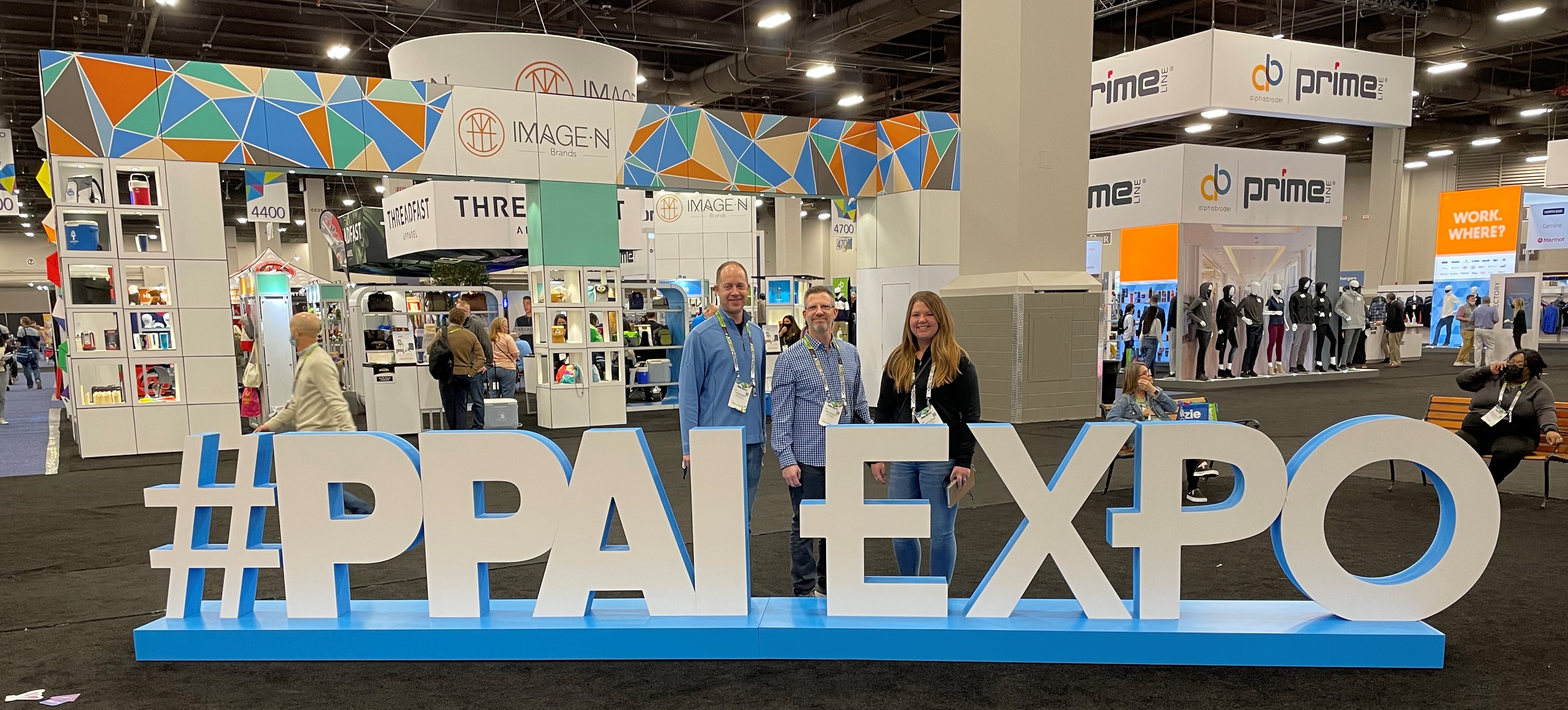 Tyler, Jamie and Haley at PPAI Expo 2022