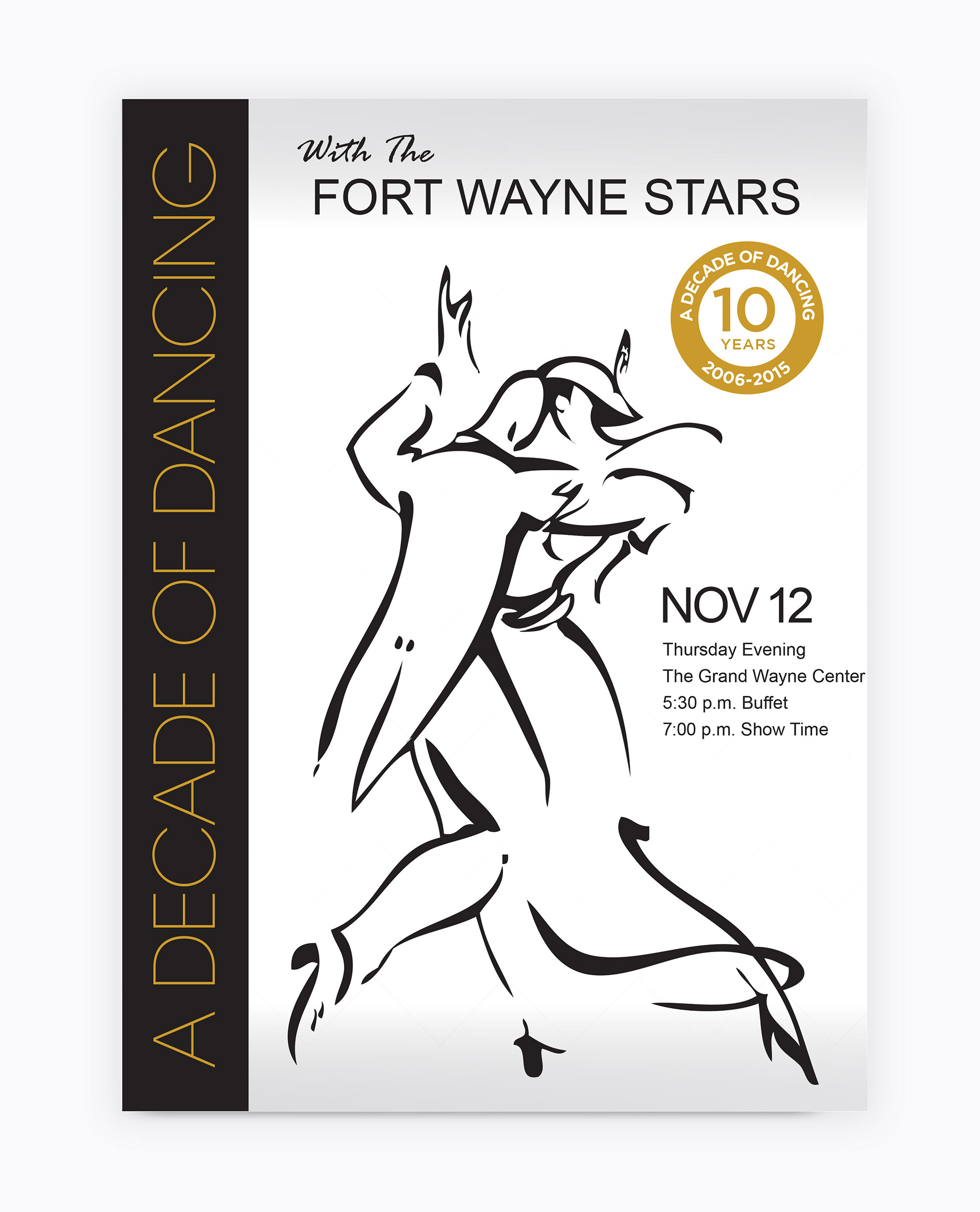 Carriage House - Fort Wayne Stars Print Design Carriage House - Fort Wayne Stars Print Design