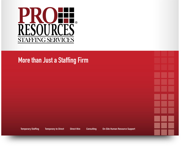 Pro Resources - Print Brochure Pro Resources - Print Brochure