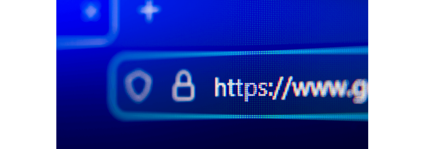 Secure icon on website browser url