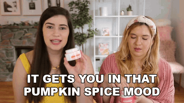 Pumpkin spice mood girls