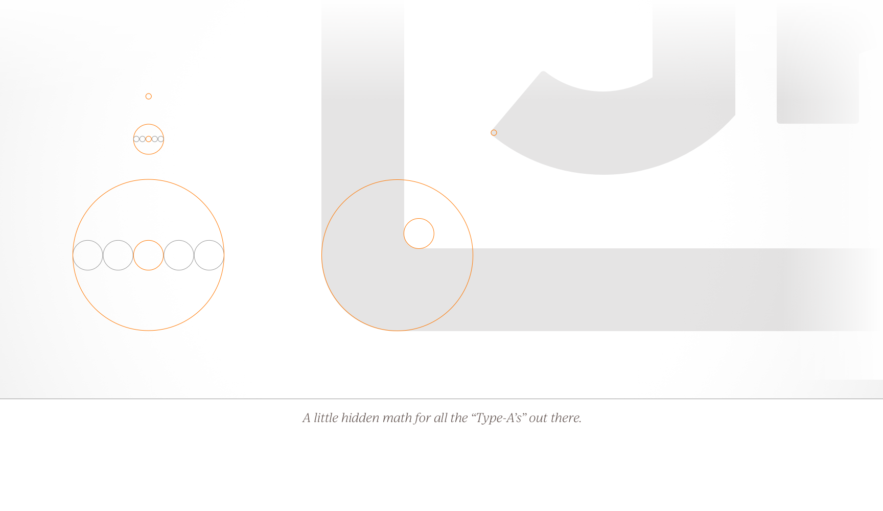 Radius details of JH logo