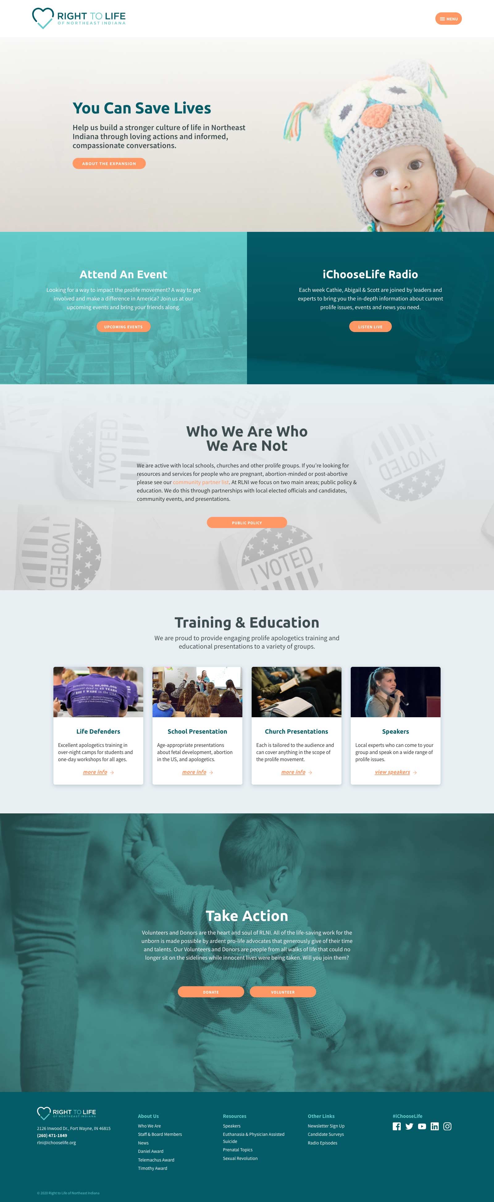 RLNI - Web Design