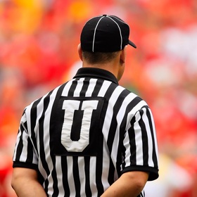 Umpire at a Baseball Game