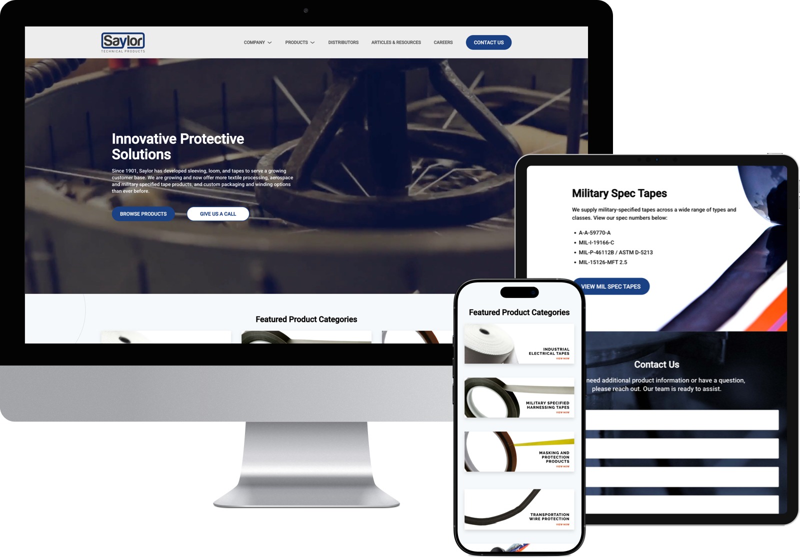 Saylor - Responsive Mobile Device Compatibility Saylor - Responsive Mobile Device Compatibility
