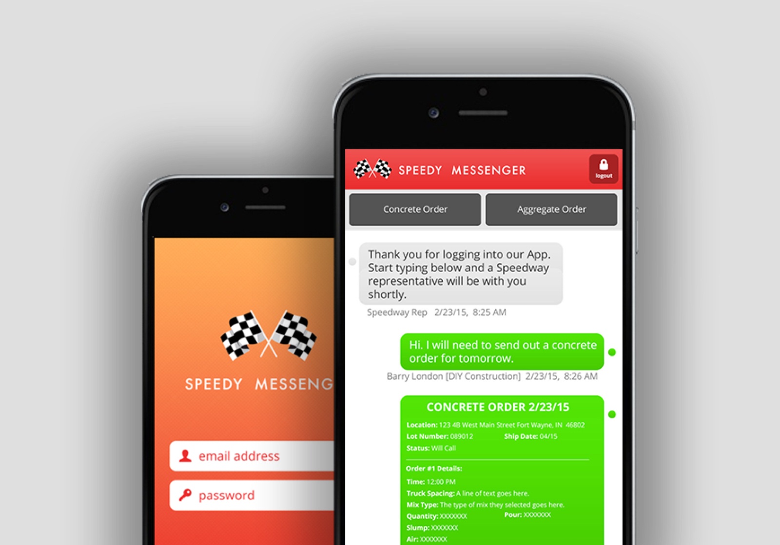 Speedway CP - Custom Web-Based Communication App Speedway CP - Custom Web-Based Communication App