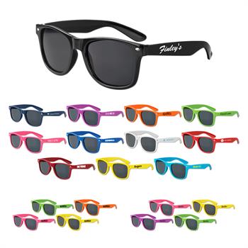 Sunglasses with logos