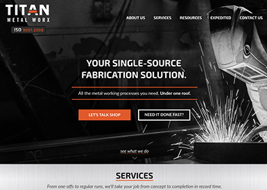 Titan Metal Work Homepage