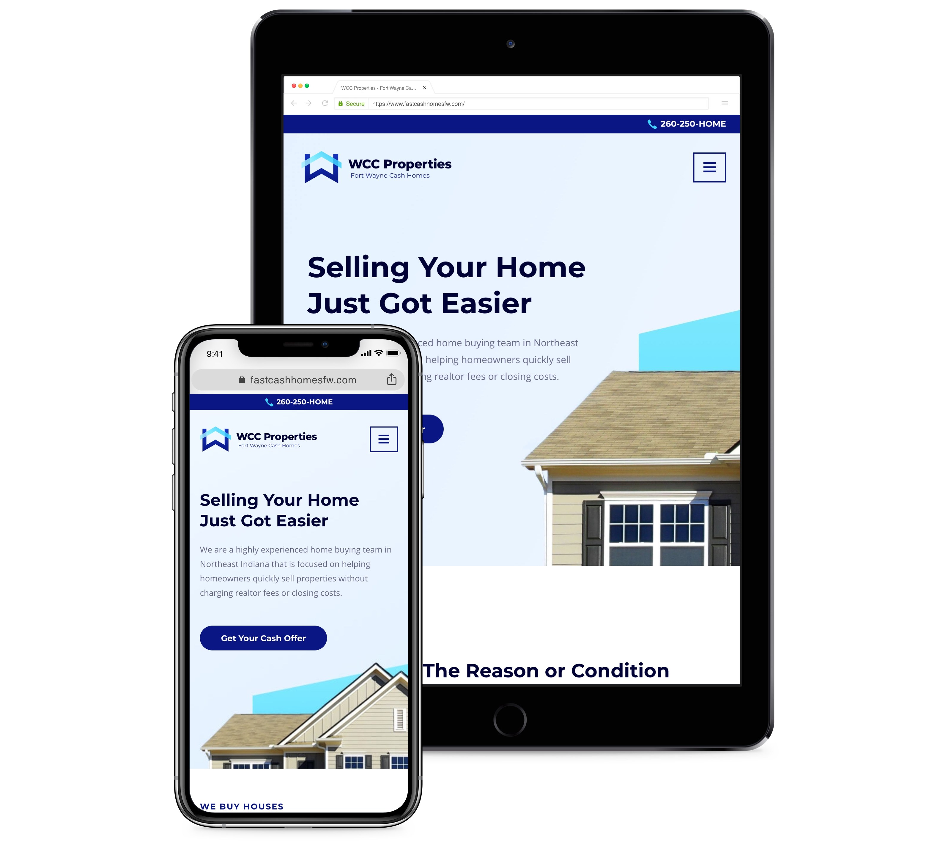 WCC Properties - Responsive Mobile Device Compatibility
