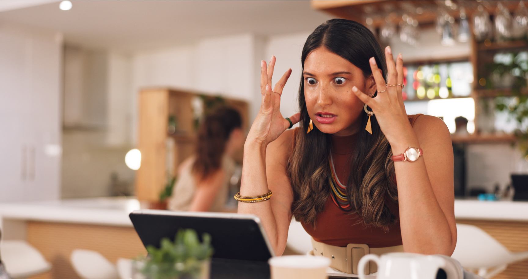 Frustrated personon laptop Frustrated personon laptop