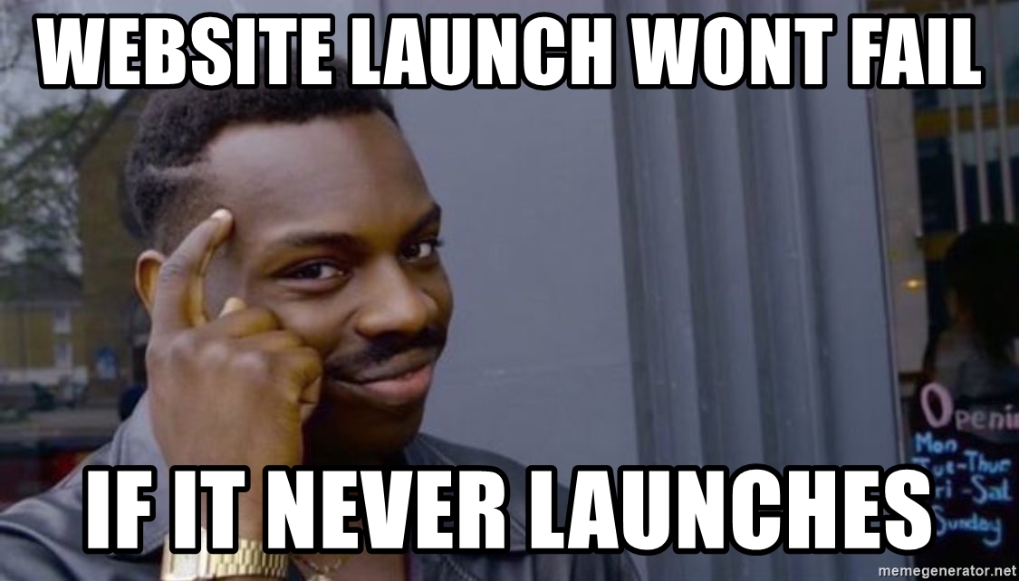Website Launch Fail